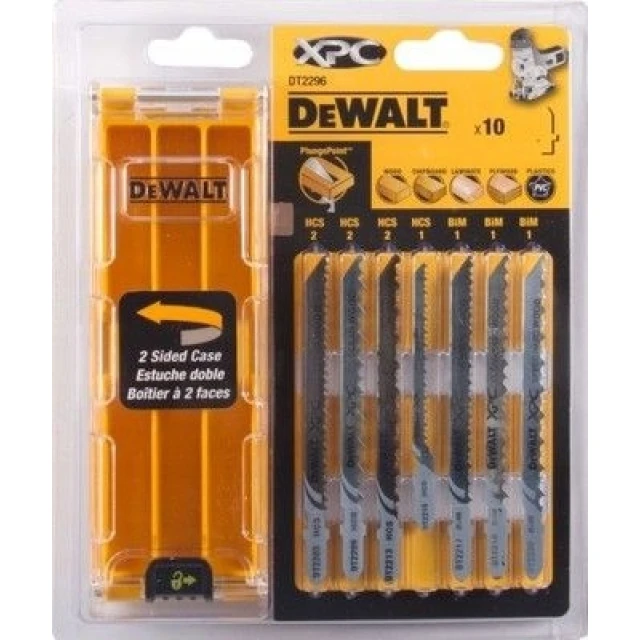 Полотно для лобзика XPC комплект DeWALT 10 шт (DT2296)