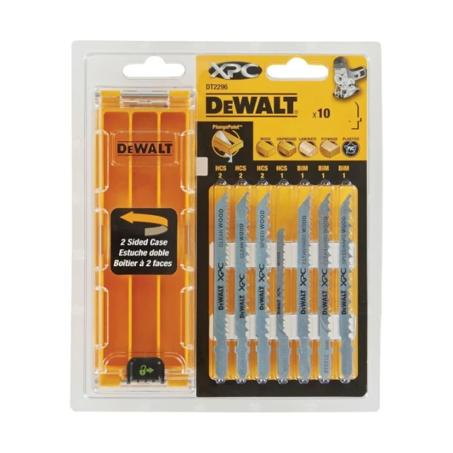 Полотно для лобзика XPC комплект DeWALT 10 шт (DT2296)