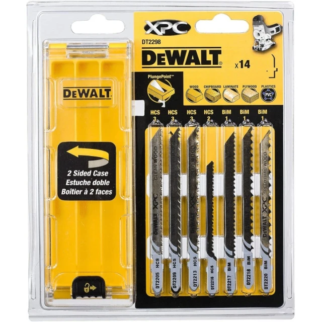 Полотно для лобзика XPC комплект DeWALT 14 шт (DT2298)