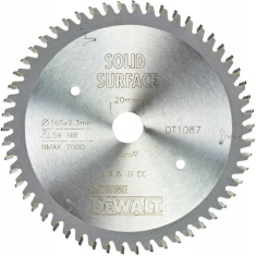 Диск пиляючий DeWALT 165x54z x20 з видіями EXTREME (DT1087)