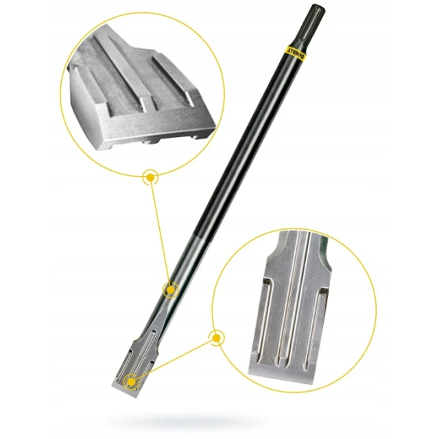 Зубило плоское SDS PLUS DeWALT 20x300 мм самозатачивающееся XLR (DT6979)