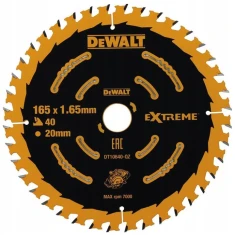 Диск пильний DeWALT 165x40z x20 з вольфрамом ELITE (DT10640-QZ)