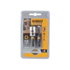 Біта ударна DeWALT PZ2 x 50 мм 2 шт з магнітом (DT70535T)
