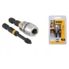 Біта ударна DeWALT PZ2 x 50 мм 2 шт з магнітом (DT70535T)