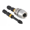 Біта ударна DeWALT PZ2 x 50 мм 2 шт з магнітом (DT70535T)