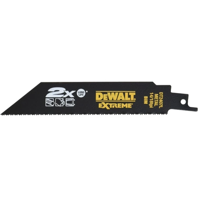 Полотно для шаблярної пили DeWALT 152 мм 1,4-1,8 мм комплект 5 шт (DT2407L)