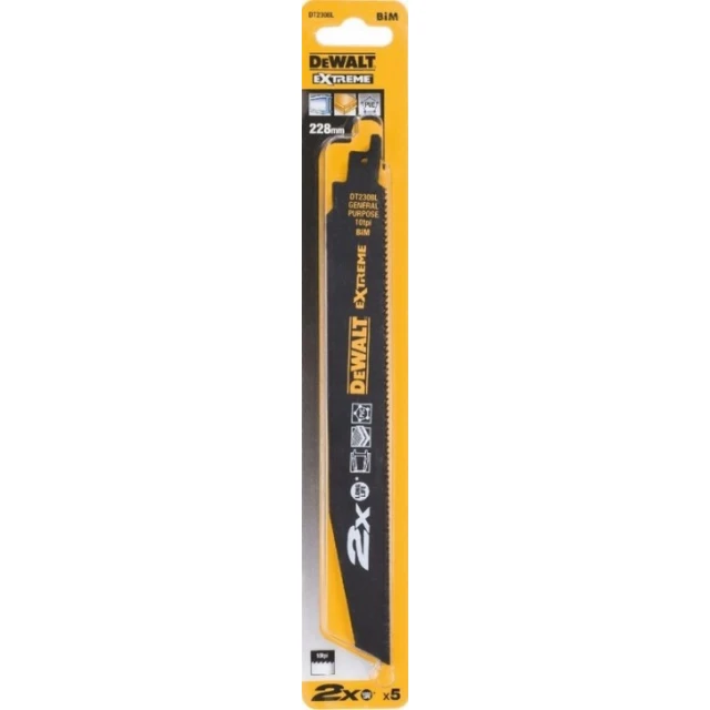 Полотно для пил DeWALT 228 мм 2,5 5 шт (DT2308L)