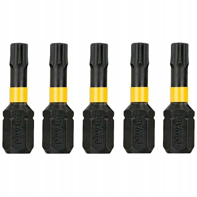 Біта ударна DeWALT T20 x 25 мм 5 шт Impact Torsion (DT7381T)