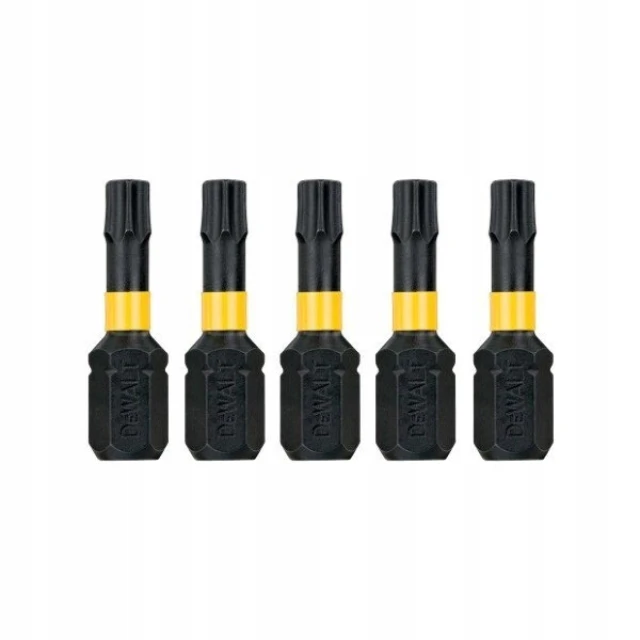 Біта DeWALT T30 x 25 мм Impact Torsion 5 шт (DT7384T)