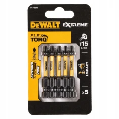 Біта ударна DeWALT T15 x 50 мм 5 шт Impact Torsion (DT7394T)