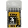 Бита ударная DeWALT T20 x 50 мм 5 шт Impact Torsion (DT7395T)