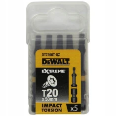 Біта ударна DeWALT T20 x 50 мм 5 шт Impact Torsion (DT7395T)