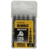 Біта DeWALT T25 x 50 мм Impact Torsion 5 шт (DT7396T)