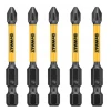 Біта ударна DeWALT PH2 x 50 мм 5 шт Torsion (DT7998T)