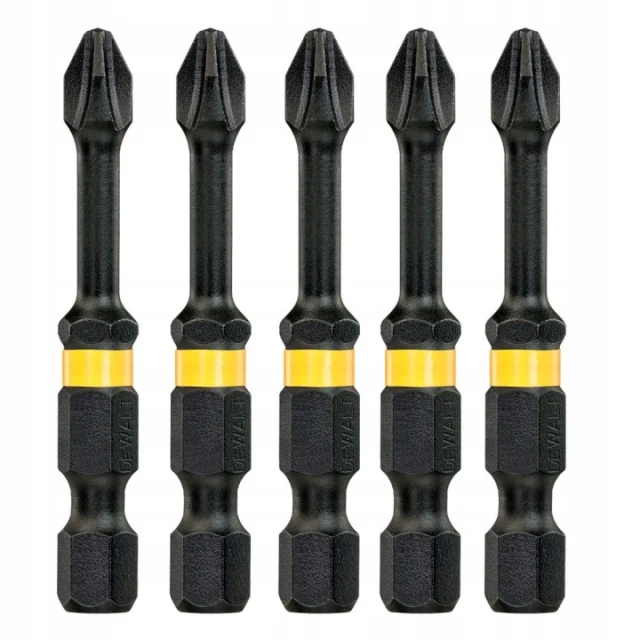 Біта ударна DeWALT PH2 x 50 мм 5 шт Torsion (DT7998T)