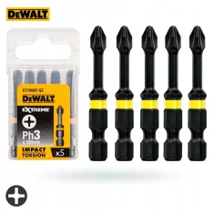 Біта ударна DeWALT PH3 x 50 мм 5 шт Torsion (DT7999T)