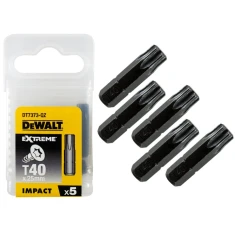 Біта ударна DeWALT T40 x 25 мм 5 шт (DT7373)