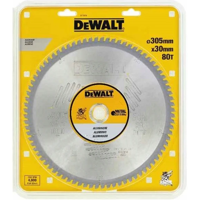 Диск пильный DeWALT 305x80z x30 мм для алюминия (DT1916)