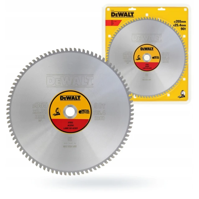 Диск для металу DeWALT 355x90T 25,4 мм (DT1927)