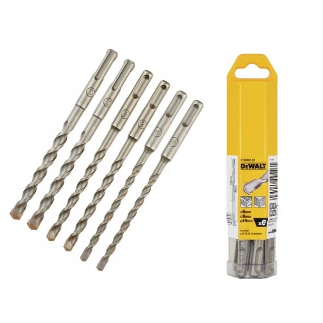 Свердло для бетону SDS+ DeWALT 6/8/10x160 мм 6 шт (DT60302)