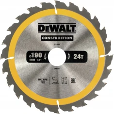 Диск пильний DeWALT 190x24z x30 з твердосплавними зубцями (DT1944)