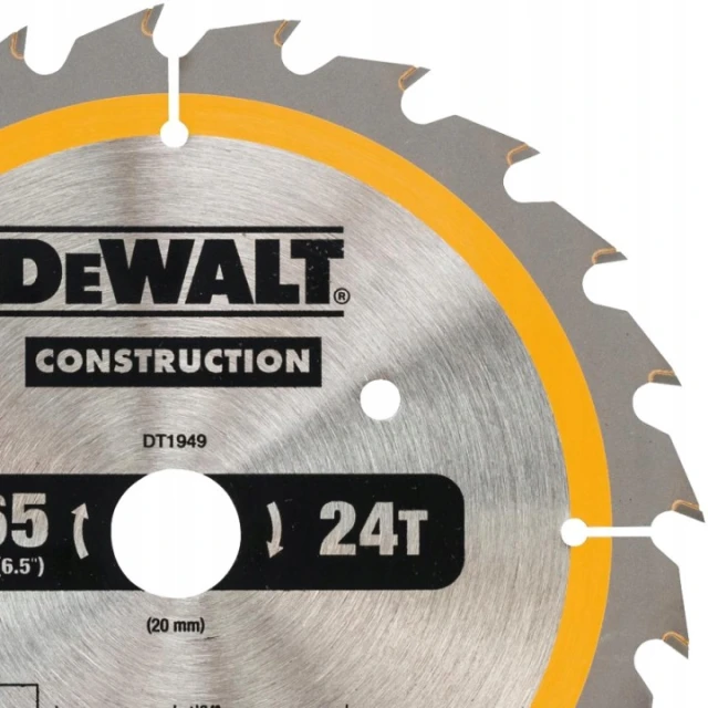 Диск пиляльний DeWALT 165x24z x20 мм (DT1949)