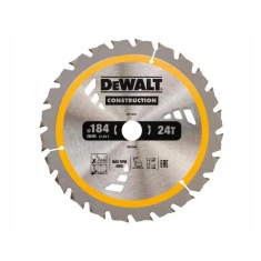 Диск пиляльний DeWALT 184x24z x20 з вольфрамовим напиленням (DT1951)
