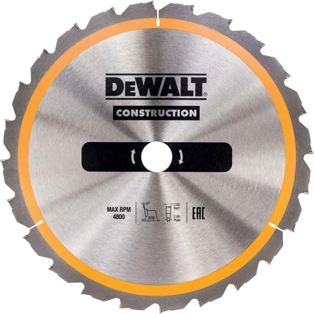 Диск пиляльний DeWALT 250x24z x30 з твердосплавом (DT1956)