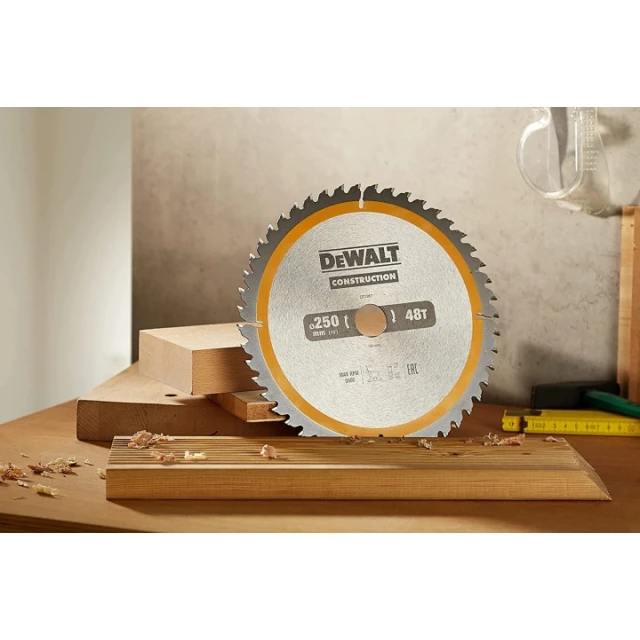 Диск пиляльний DeWALT 250x48z x30 з твердосплавними зубцями (DT1957)