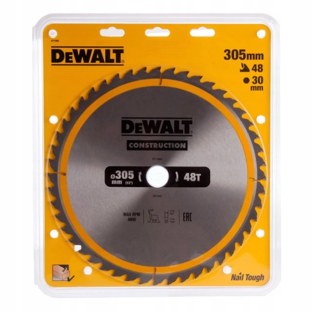 Диск пиляний DeWALT 305x48z x30 з видією (DT1959)