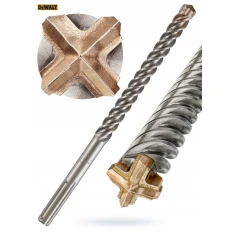 Свердло SDS MAX DeWALT 19x540/390 4 спіралі 4 ост XLR (DT60814)