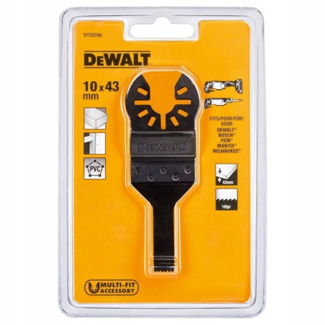 Полотно для різання дерева точне DeWALT 43×10 мм (DT20706)