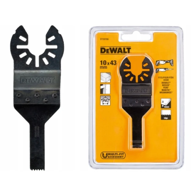 Полотно для різання дерева точне DeWALT 43×10 мм (DT20706)