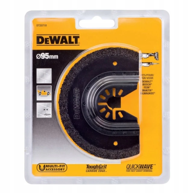 Полотно-скребок для удаления швов DeWALT 95 мм ширина 5 мм (DT20718)