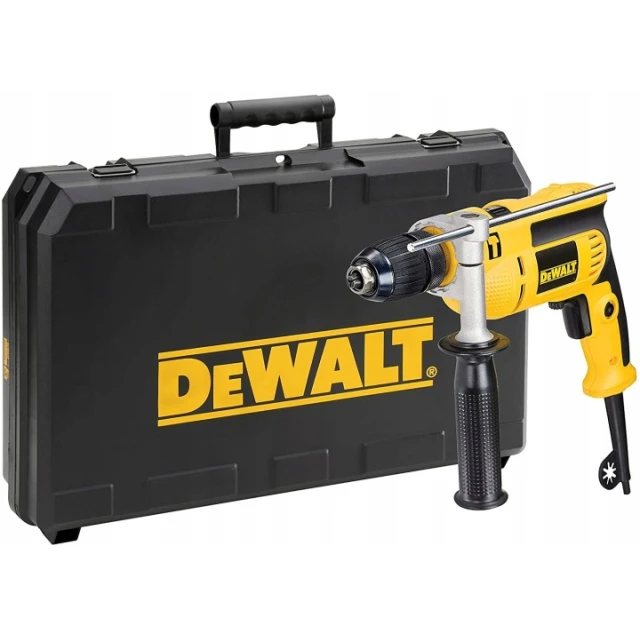 Шуруповерт DeWALT 701 Вт ударний L/P самозатискувальний патрон кейс (DWD024KS)