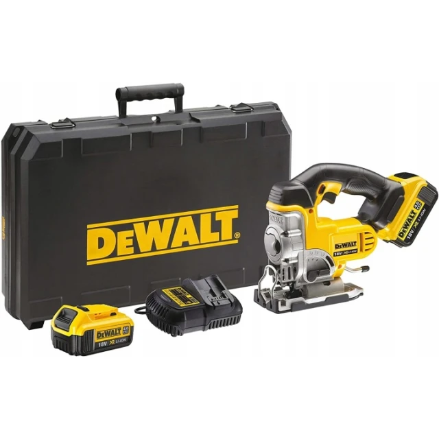 Вирізувач маятниковий DeWALT 18В, хід/частота 135мм, 2x4Ач (DCS331M2)
