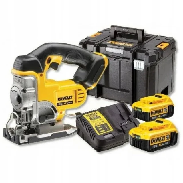Вирізувач маятниковий DeWALT 18В, хід/частота 135мм, 2x4Ач (DCS331M2)