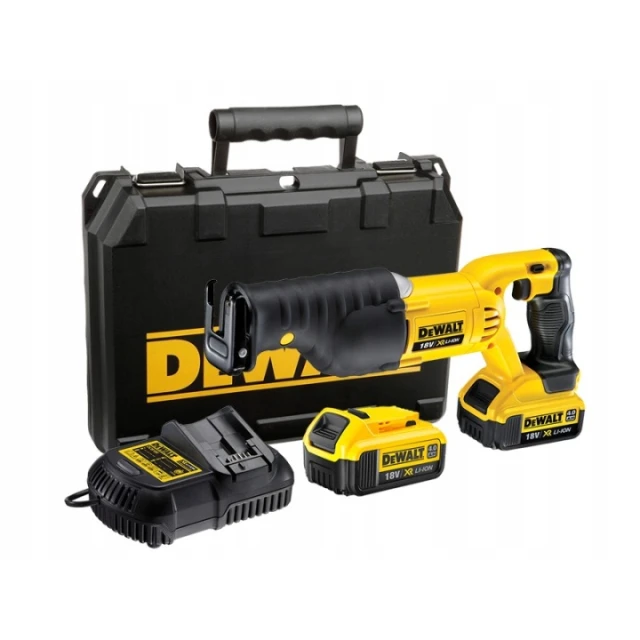 Пила сабельна DeWALT 18V 2x4Ah куфер (DCS380M2)
