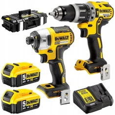 Шуруповёрт DeWALT DCD796 + Гайковёрт DCF887 2x5Ah DS150 (DCK266P2)
