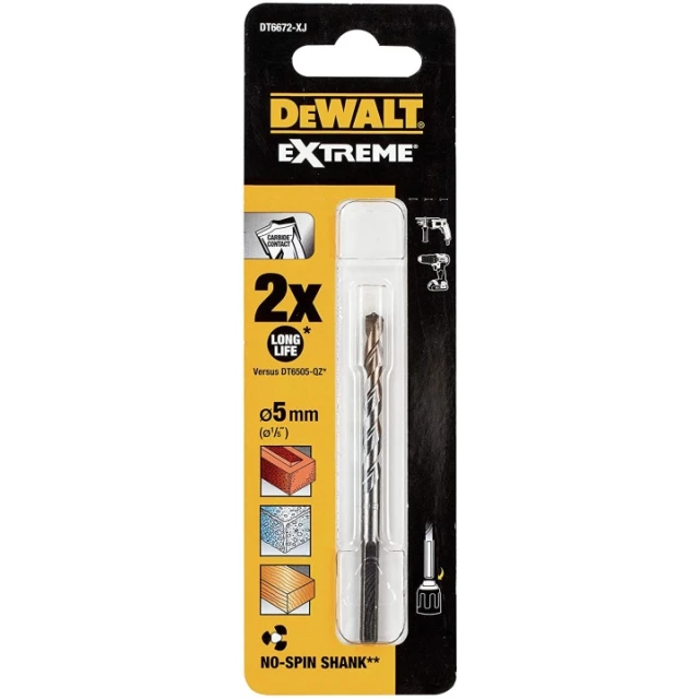 Свердло для бетону DeWALT 5x85 мм EXTREME (DT6672)