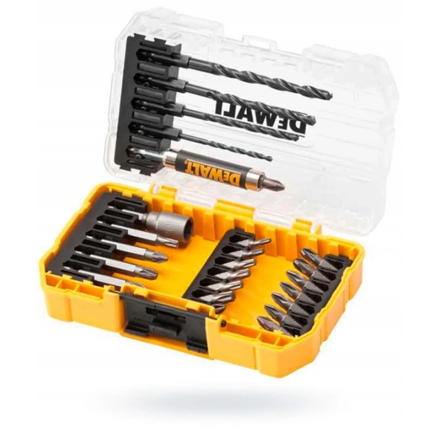 Набір бітів, свердел, головок і чашки DeWALT 25 шт (DT70707)