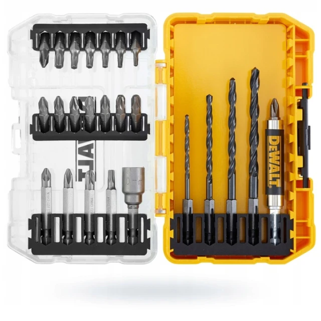 Набір бітів, свердел, головок і чашки DeWALT 25 шт (DT70707)