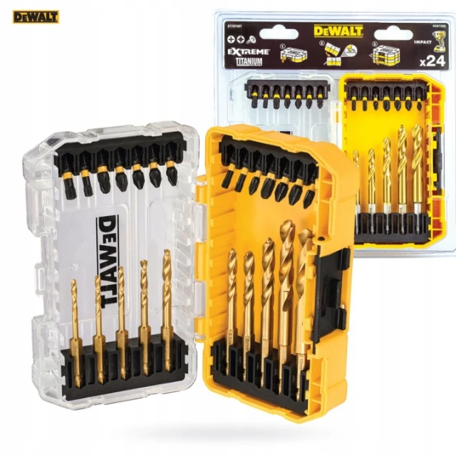 Набір біт і свердел DeWALT 24 шт FLEXTORQ (DT70748T)