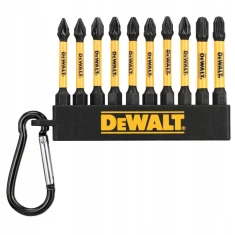Набір бітів PZ DeWALT 10 шт карабінчик (DT7276-QZ)