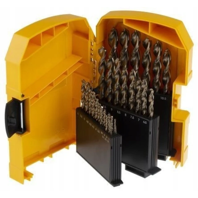 Набір свердел по металу DeWALT 1-13 мм 29 шт HSS-E Cobalt (DT4957)
