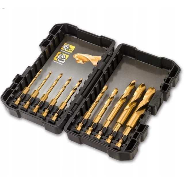 Набор сверл по металу DeWALT 10 шт EXTREME IMPACT HSS-T (DT50050)