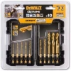 Набор сверл по металу DeWALT 10 шт EXTREME IMPACT HSS-T (DT50050)