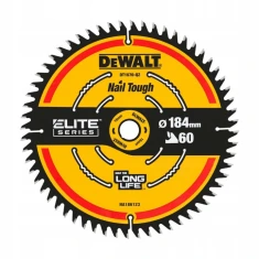 Диск пиляльний Elite DeWALT 184х16 60 зубів з напайками (DT1670-QZ)