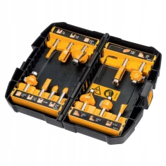 Набір фрез DeWALT 12 шт на цангу 8 мм (DT90016)