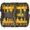 Набір фрез DeWALT 12 шт на цангу 8 мм (DT90016)